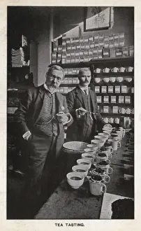 Compare Prints: Tea Tasting at Matheson, McClaren & Co. Edinburgh