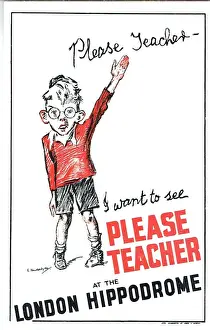 Bert Prints: Please Teacher by K R G Browne, R P Weston & Bert Lee