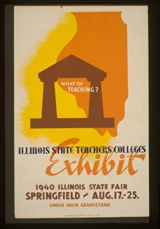 What of teaching? Illinois state teachers colleges exhibit