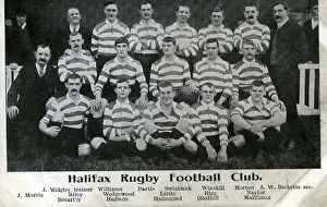 Halifax Prints: The Team, Halifax Rugby Football Club, Yorkshire