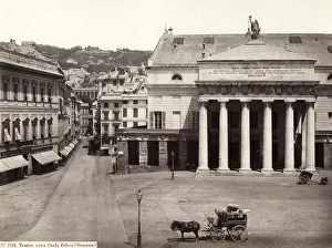 The Teatro Carlo Felice, opera house, Genoa, Italy The Teatro Carlo Felice, opera house, Genoa, Italy