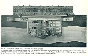 Storage Collection: Tecton Bomb Shelter Design 7, 600 People
