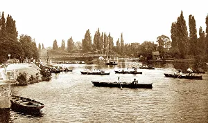 Teddington Prints: Teddington Lock, early 1900s