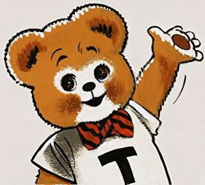 Images Dated 8th November 2007: Teddy Bear waving