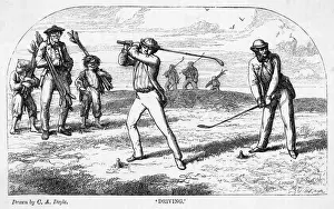 Prepare Prints: TEEING OFF 1863