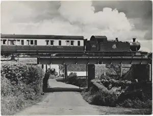 1958 Prints: TEIGN VALLEY STEAM TRAIN