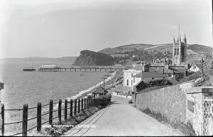 Teignmouth Prints: Teignmouth Pier and Coastal View