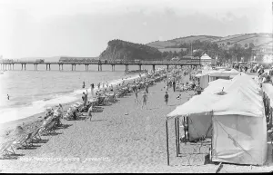 Sunbathers Prints: Teignmouth Sands