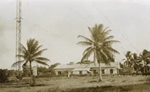 Wireless Prints: Telefunken Wireless Co Station, Apia, German Samoa, Pacific