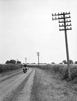 Telecommunications Prints: Telegraph Poles Eyesore