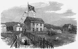 Content Prints: Telegraph station in Hearts Content Bay, Newfoundland