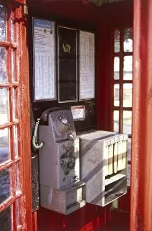 Images Dated 24th October 2011: Telephone Box Interior
