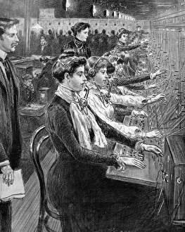 Answering Gallery: Telephone exchange at Kensington