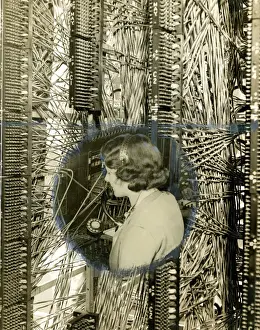 Telephone operator, Mayfair Exchange, London