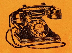 Candlestick Prints: Telephone, printer's block