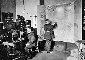 Connecting Prints: Telephone-room at Southwark fire engine station