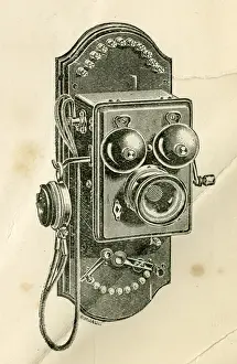 Telephone on a wall