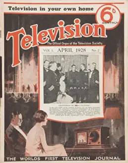 Television magazine cover