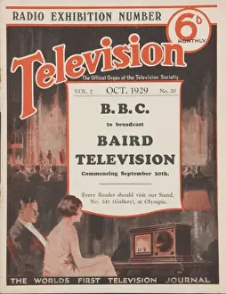 Television magazine cover