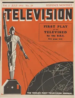 Journal Prints: Television magazine cover