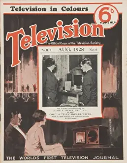 Television magazine cover