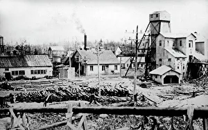 Cobalt Prints: Temiskaming Mine, Cobalt, Ontario, Canada, early 1900s