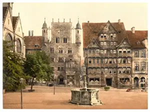 Hildesheim Prints: Tempelherrenhaus, Hildesheim, Hanover, Germany