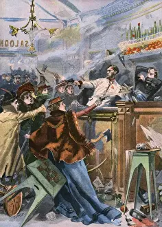 Alcoholism Prints: Temperance Gun Attack