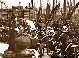 Temperance meeting, North Shields early 1900's