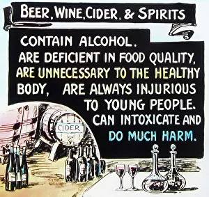 Intoxication Prints: Temperance message