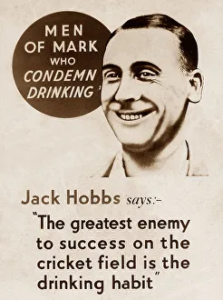 Temperance message Jack Hobbs