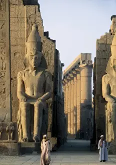 Temple of Amon - Ra. EGYPT. QUENA. Luxor. Thebes
