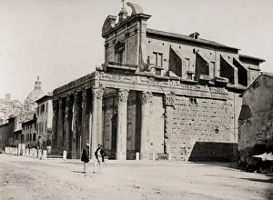 Antoninus Gallery: The Temple of Antoninus and Faustina, ancient Roman temple
