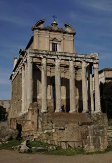 Images Dated 3rd April 2009: Temple of Antoninus and Faustina. Rome. Italy