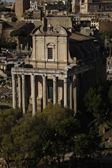 Images Dated 3rd April 2009: Temple of Antoninus and Faustina. Rome. Italy