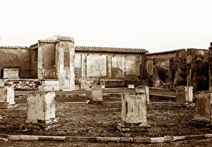 Temple of Augustus, Pompeii, Italy, Victorian period