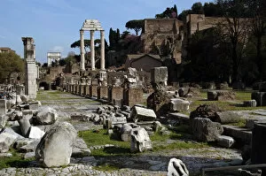 Images Dated 3rd April 2009: Temple of Castor and Pollux. Rome. Italy