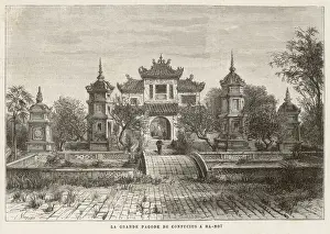 Temples Prints: Temple of Confucius, Hanoi, Vietnam