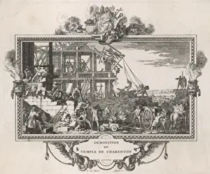 Protestants Prints: Temple Destroyed