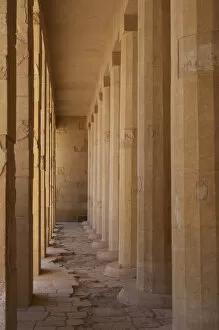 Hatshepsut Collection: Temple of Hatshepsut. Colonnade. Deir el-Bahari. Egypt