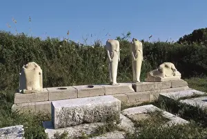 Flanked Prints: Temple of Hera or Heraion. 538 BC. GREECE. NORTHERN