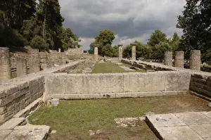 Ilia Prints: Temple of Hera (Heraion). 6th century B. C Sanctuary of Oly