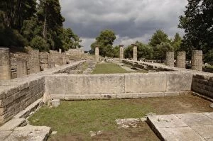 Altis Gallery: Temple of Hera (Heraion). 6th century B.C.. Sanctuary of Oly