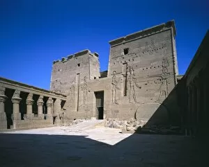 Temple of Isis. EGYPT. ASWAN. Philae. Second