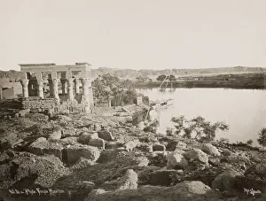 Temple of Isis on the island of Philae. Egypt, c. 1890
