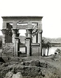 Aswan Prints: Temple of Isis, Philae, Aswan, Egypt
