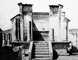 Isis Prints: Temple of Isis, Pompeii, Italy, Victorian period