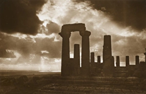 Agrigento Gallery: Temple of Juno - Sunset
