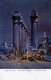 Campfire Prints: Temple of Luxor, Luxor (ancient Thebes), Egypt