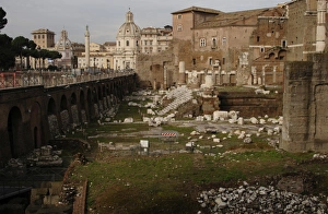 Images Dated 22nd January 2009: Temple of Mars Ultor. 2nd century BC. Forum of Augustus. Rom